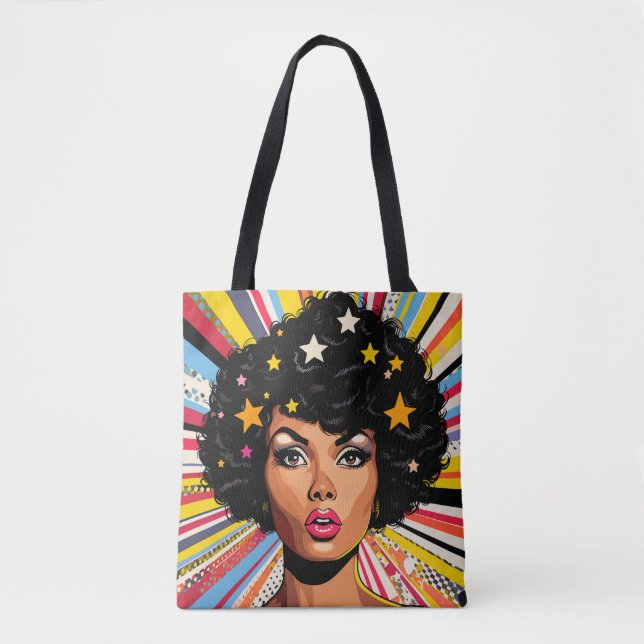 Pop Art Explosion Tote Bag (Front)