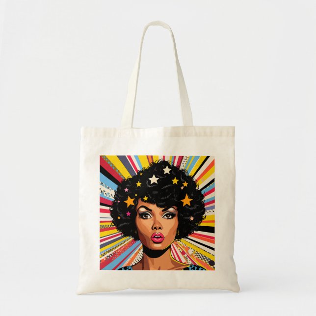Pop Art Explosion Tote Bag (Front)
