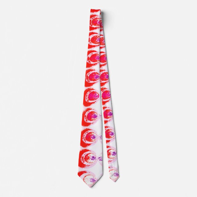 Pop art fabric neck tie (Front)