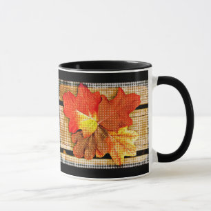 Pop Art Fall Leaves Mug