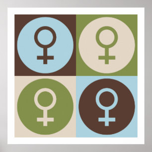 Pop Art Feminism Poster
