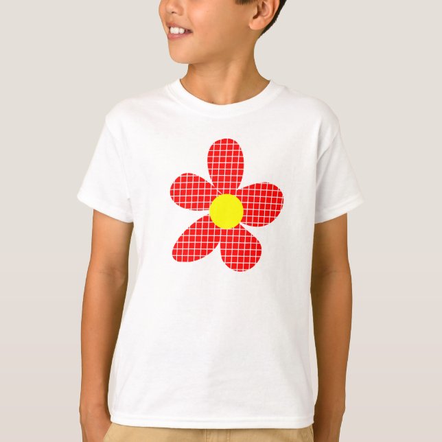 Pop Art Flower - Customized T-Shirt (Front)
