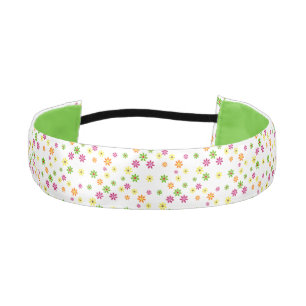 Pop Art Flowers seamless pattern + your ideas Athletic Headband