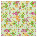 Pop Art Flowers seamless pattern + your ideas Fabric