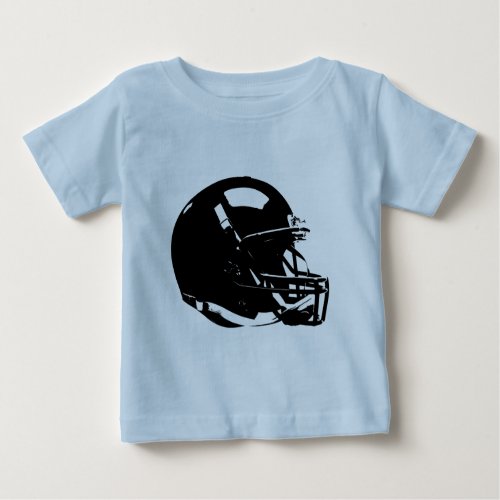 Pop Art Football Helmet Baby T_Shirt