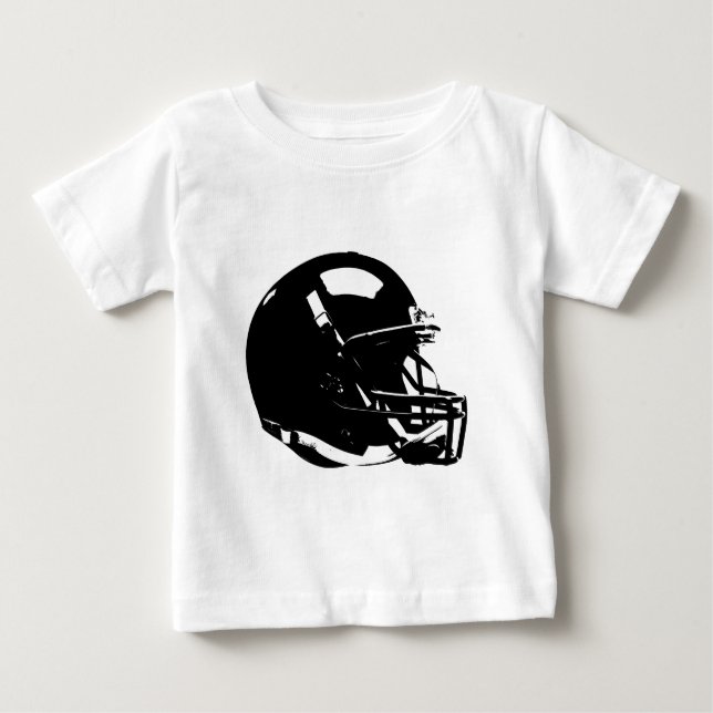 Pop Art Football Helmet Baby T-Shirt (Front)