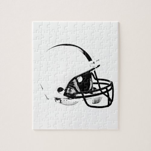 Pop Art Football Helmet Jigsaw Puzzle