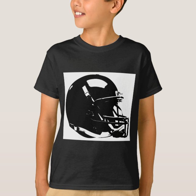 Pop Art Football Helmet T-Shirt (Front)
