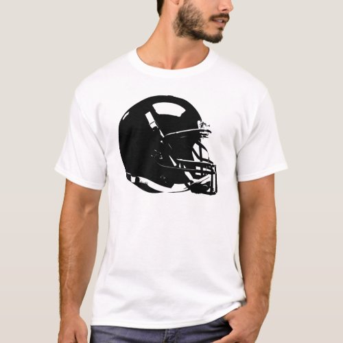 Pop Art Football Helmet T_Shirt