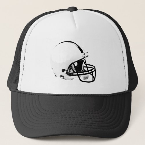 Pop Art Football Helmet Trucker Hat