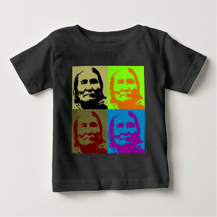 Pop Art Freedom Fighter Geronimo Baby T-Shirt
