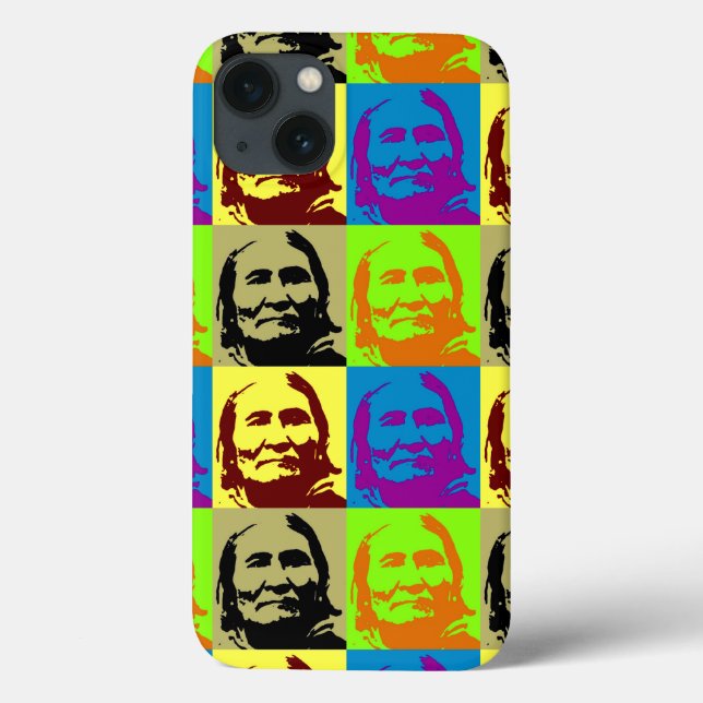 Pop Art Freedom Fighter Geronimo Case-Mate iPhone Case (Back)