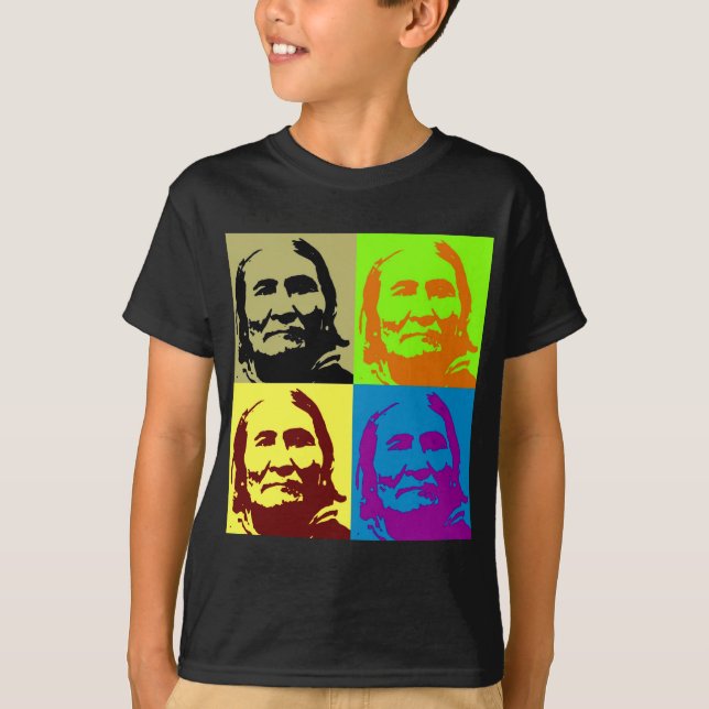 Pop Art Freedom Fighter Geronimo T-Shirt (Front)