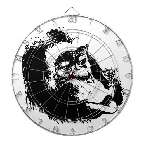 Pop Art Funny Chimpanzee Dartboard With Darts