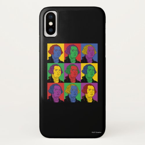 Pop Art George Washington iPhone X Case