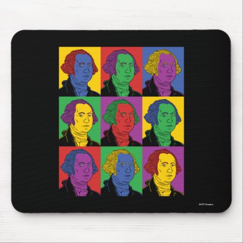 Pop Art George Washington Mouse Pad