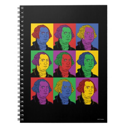 Pop Art George Washington Notebook