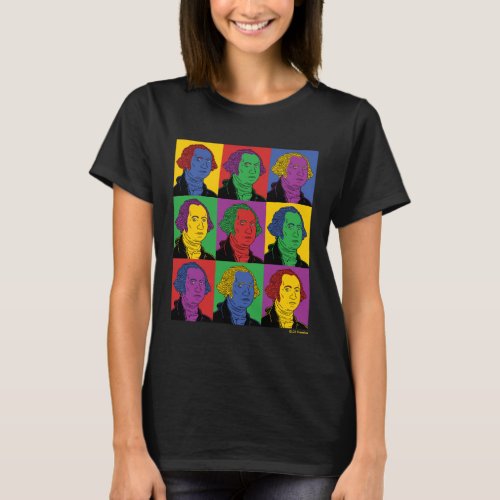 Pop Art George Washington T_Shirt