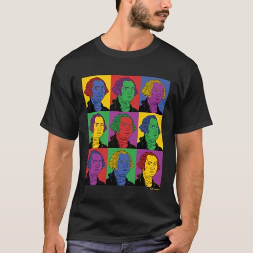 Pop Art George Washington T_Shirt