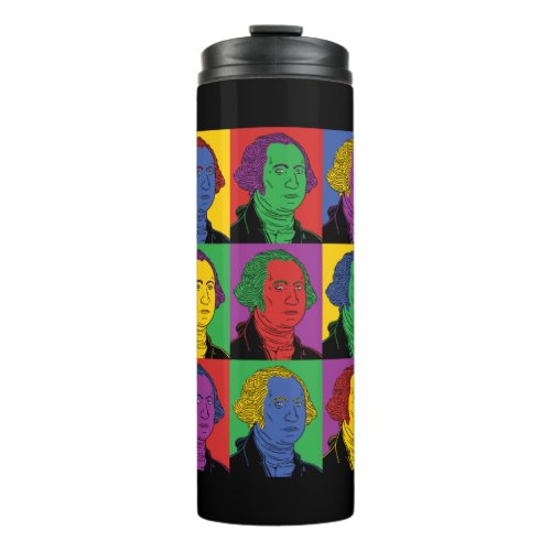 Pop Art George Washington Thermal Tumbler