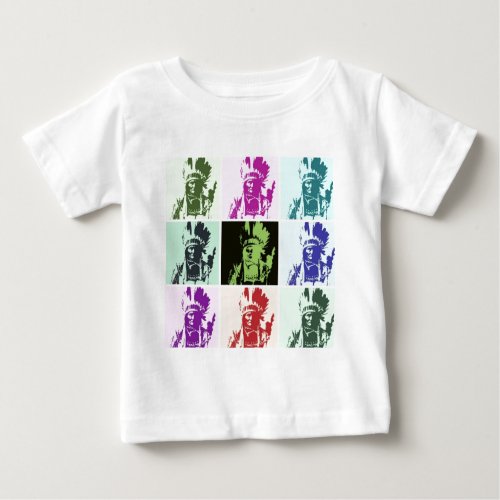 Pop Art Geronimo Baby T_Shirt