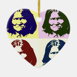 Pop Art Geronimo Ceramic Ornament