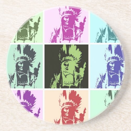 Pop Art Geronimo Drink Coaster