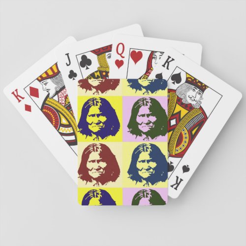 Pop Art Geronimo Poker Cards