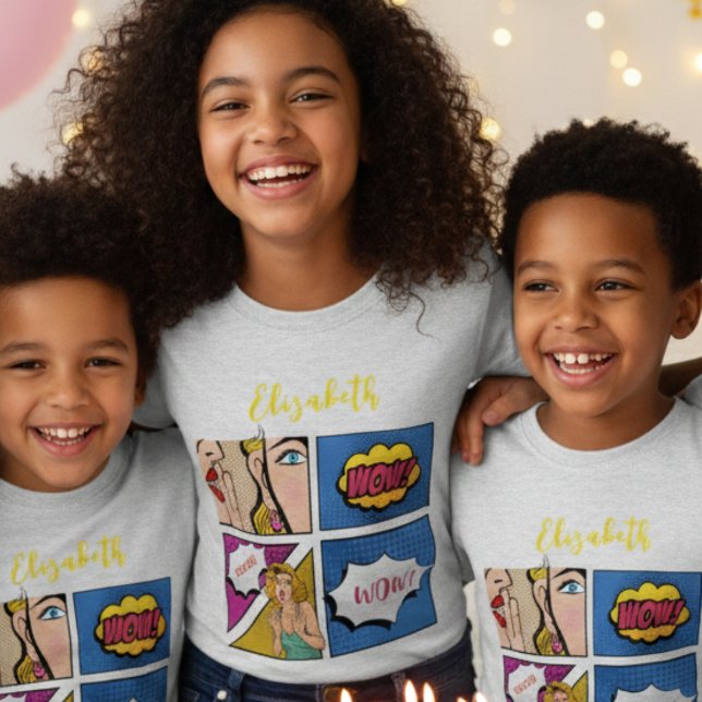 Pop art girl comic  T-Shirt (Creator Uploaded)