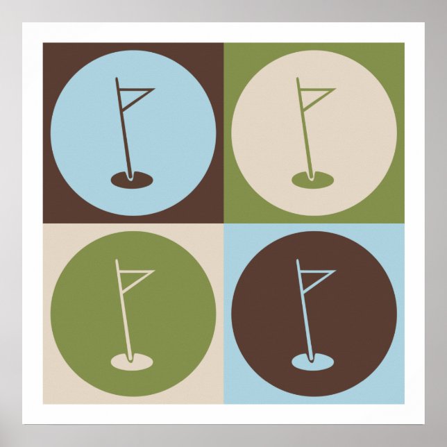 Pop Art Golf Poster (Front)