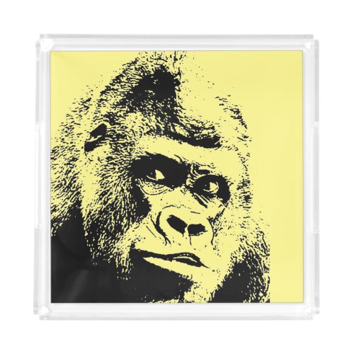 Pop Art Gorilla Acrylic Tray