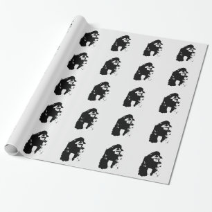 Pop Art Gorilla Christmas Wrapping Paper