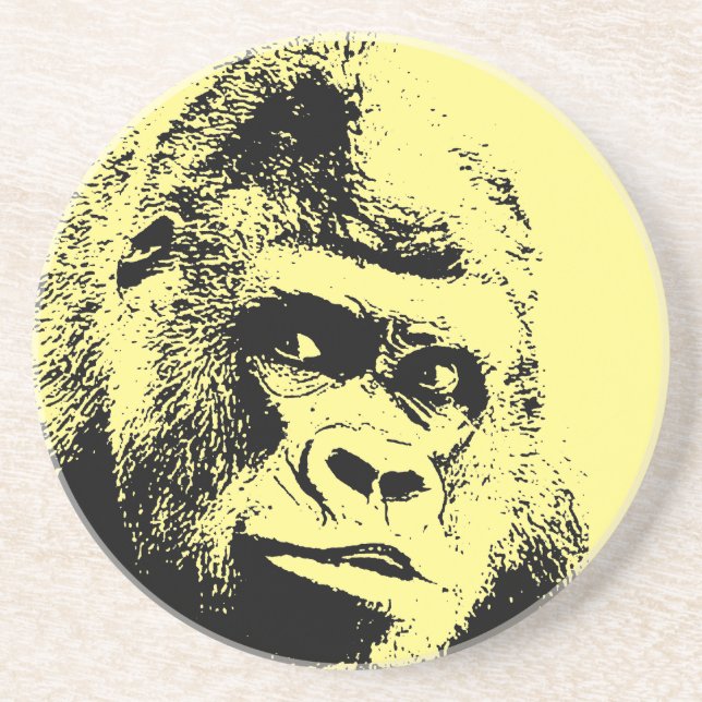 Pop Art Gorilla Coaster (Front)