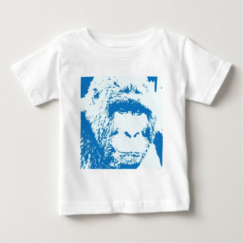Pop Art Gorilla Faces Baby T_Shirt