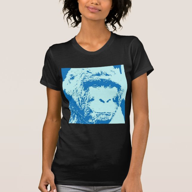 Pop Art Gorilla Faces T-Shirt (Front)