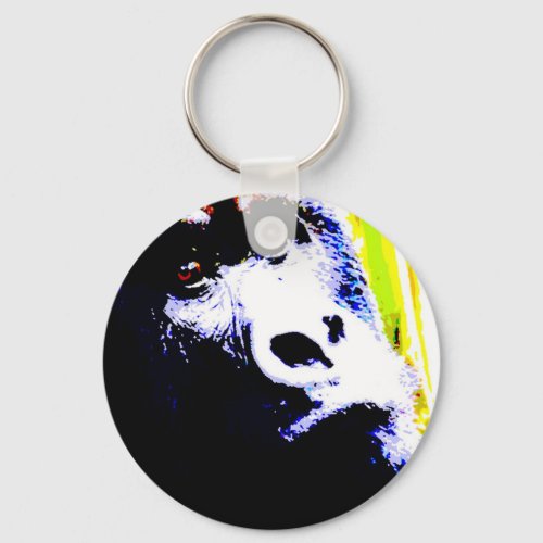 Pop Art Gorilla Keychain