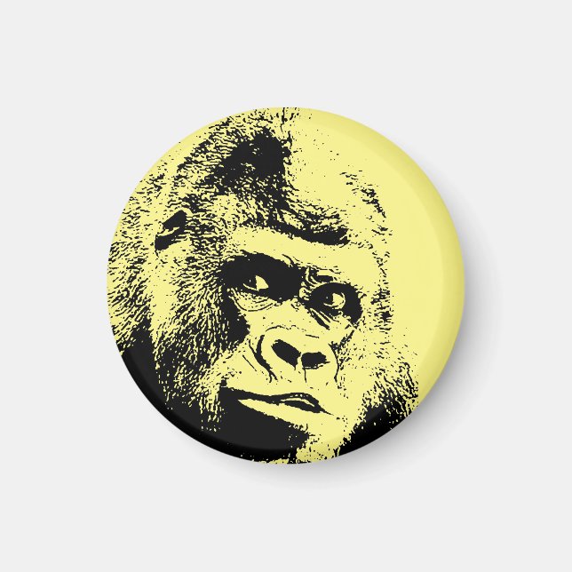 Pop Art Gorilla Magnet (Front)