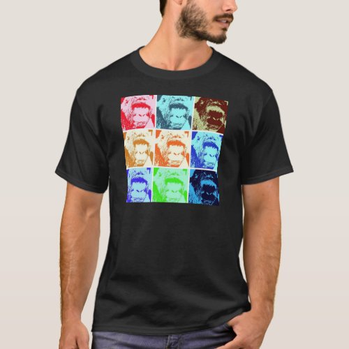 Pop Art Gorilla T_Shirt