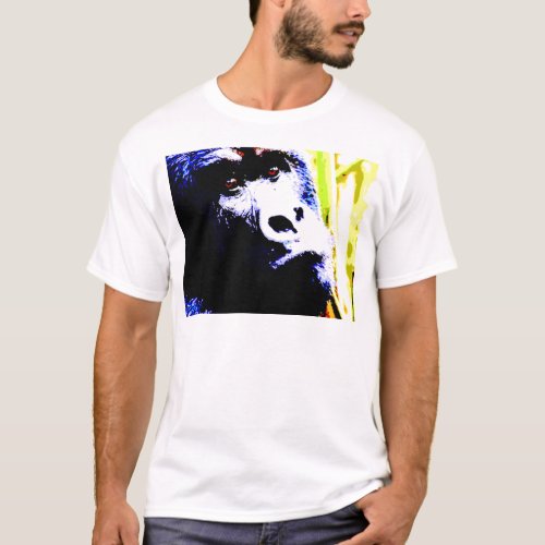 Pop Art Gorilla T_Shirt