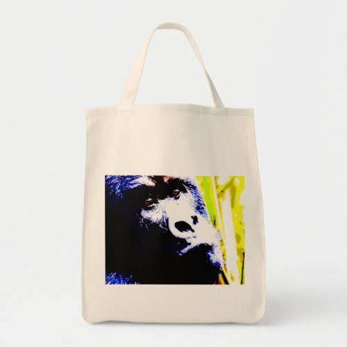 Pop Art Gorilla Tote Bag
