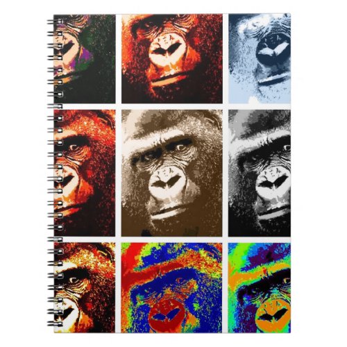 Pop Art Gorillas Notebook