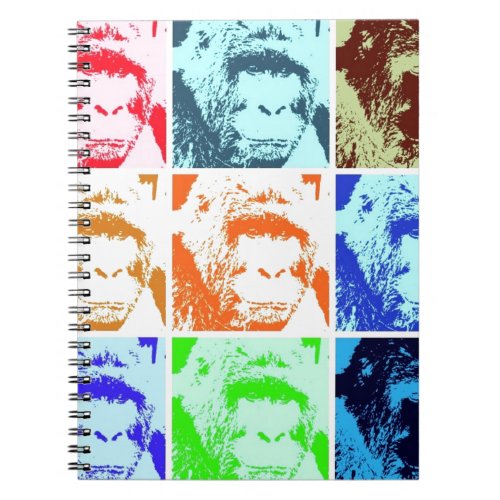 Pop Art Gorillas Notebook