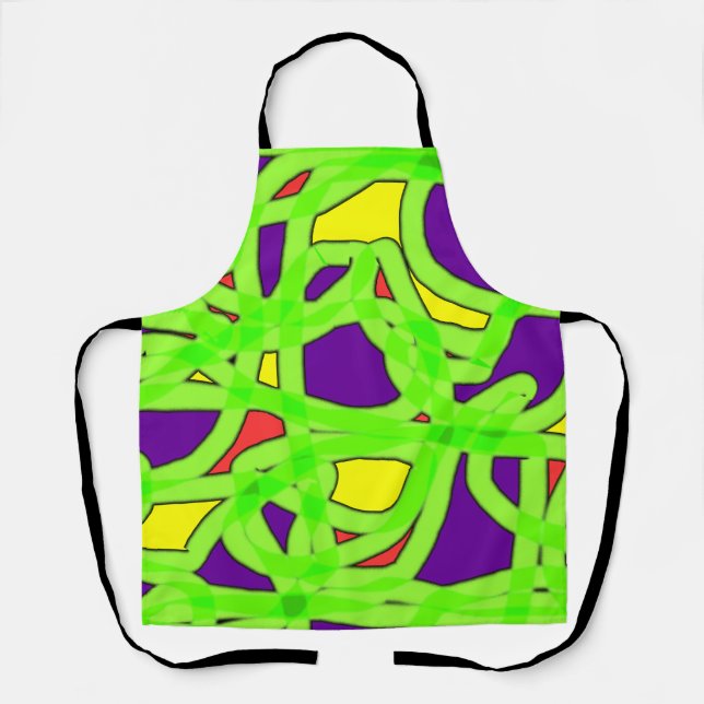 Pop Art Graffiti Apron (Front)