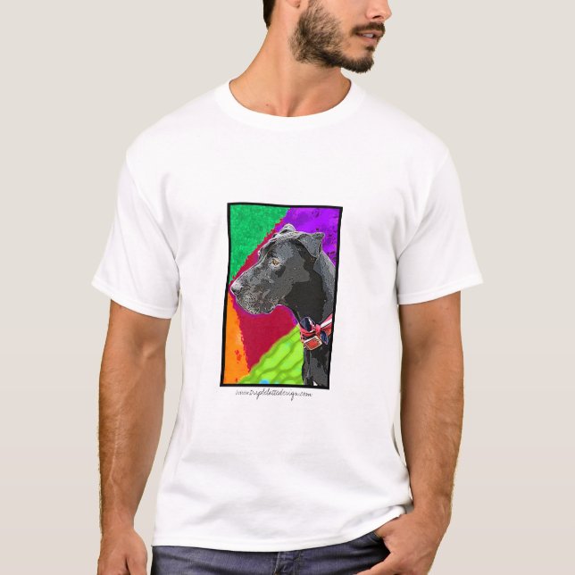 Pop Art Great Dane T-Shirt (Front)