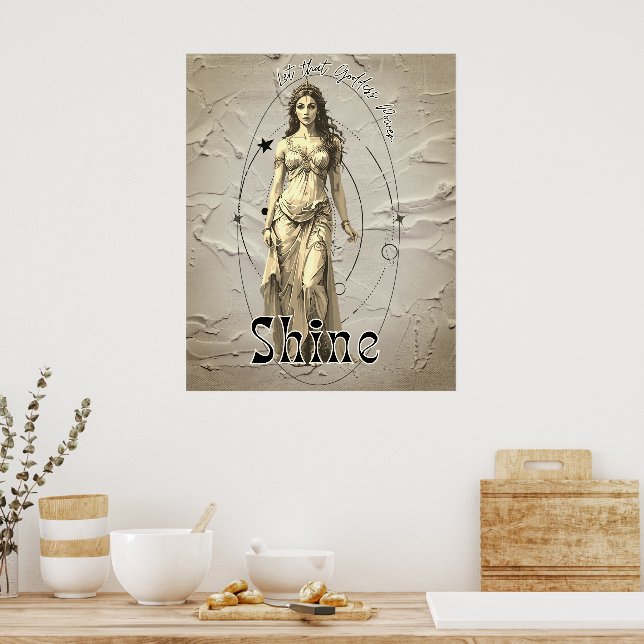 Pop Art Greek Goddess Aphrodite Poster | Zazzle