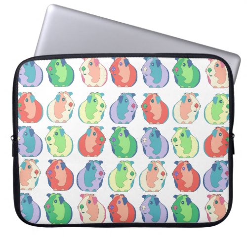 Pop Art Guinea Pig Pattern Laptop Sleeve