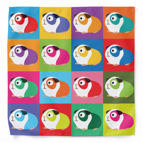 Pop Art Guinea Pigs Bandana