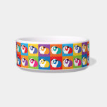 Pop Art Guinea Pigs Bowl<br><div class="desc">Cute guinea pigs in pop-art style.</div>