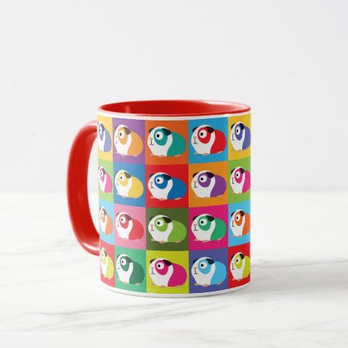 Pop Art Guinea Pigs Mug