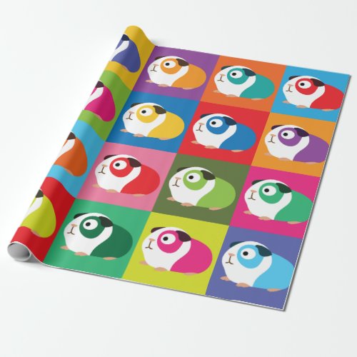 Pop Art Guinea Pigs Wrapping Paper